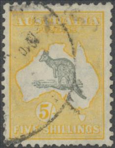 Stamp, Kangaroo and map, Australia,  , Maps, Kangaroos