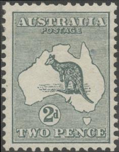 Stamp, Kangaroo and map, Australia,  , Maps, Kangaroos