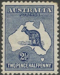 Stamp, Kangaroo and map, Australia,  , Maps, Kangaroos
