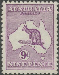 Stamp, Kangaroo and map, Australia,  , Maps, Kangaroos
