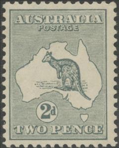 Stamp, Kangaroo and map, Australia,  , Maps, Kangaroos
