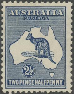 Stamp, Kangaroo and map, Australia,  , Maps, Kangaroos