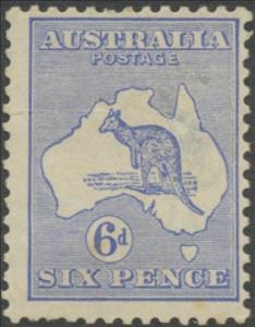 Stamp, Kangaroo and map, Australia,  , Maps, Kangaroos