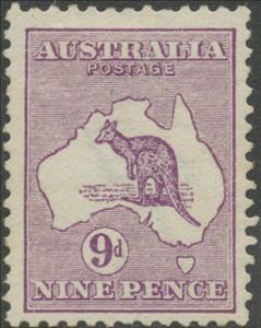 Stamp, Kangaroo and map, Australia,  , Maps, Kangaroos