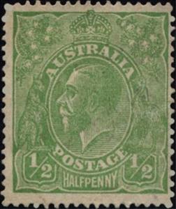 Stamp, King George V, Australia,  , Kings