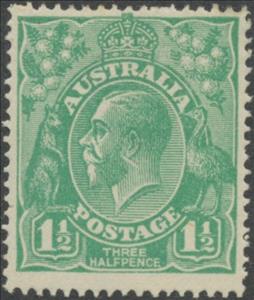 Stamp, King George V, Australia,  , Kings