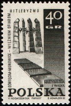 Stamp, Oswiecim Monowice, Poland,  
