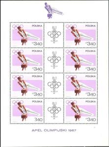Mini Sheet, Gymnastics, Poland,  , Olympic Games