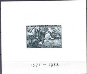 Souvenir Sheet, Battle of Lepanto, Spain,  