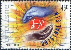 Stamp, Inxs, Australia,  