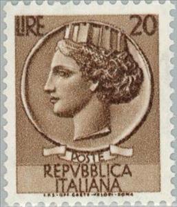 Stamp, Coin of Syracuse, Italy,  