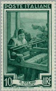 Stamp, Calabria - the frame, Italy,  , Professions