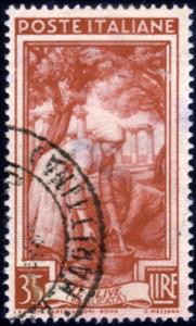 Stamp, Basilicata - olives, Italy,  , Professions
