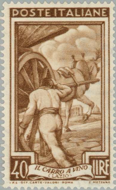 Lazio - the carriage of wine