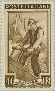 Stamp, Provincial Occupations- Trentino-Alto Adige, Italy,  , Professions