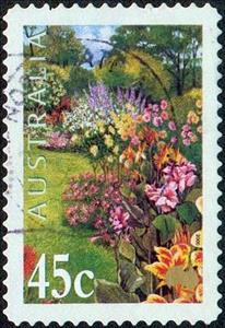 Stamp, Cannas, Australia,  , Gardens