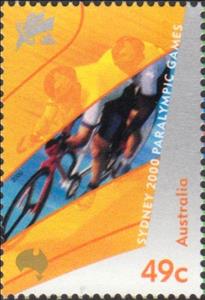 Stamp, Cyclist, Australia,  , Cycling, Paralympics