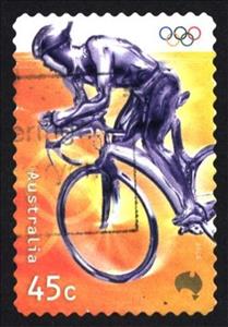 Stamp, Cycling, Australia,  , Olympic Games, Cycling