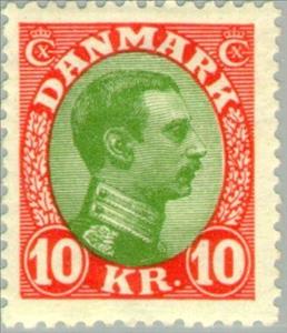 Stamp, King Christian X, Denmark,  , Heads of State, Kings
