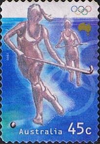 Stamp, Hockey, Australia,  , Olympic Games