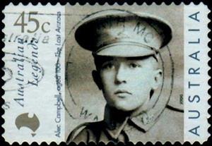 Stamp, ALEC CAMPBELL, AGED 100, Australia,  , Famous People