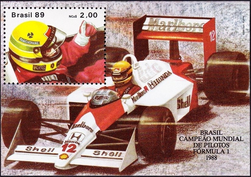 Fórmula 1 Champion - Ayrotn Senna