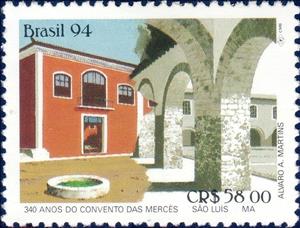 Stamp, 340 years Merces - São Luiz - MA, Brazil,  , Townscapes / City Views