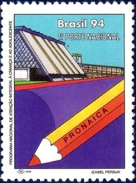 Stamp, Eduation for all, Brazil,  , Education