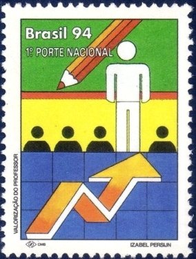 Stamp, Eduation for all, Brazil,  , Education