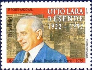 Stamp, Otto Lara Resende - Reporter, Brazil,  , Politicians, Politics