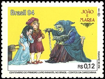 Stamp, Century First Child Book - Contos da Carochina - João e Mari, Brazil,  