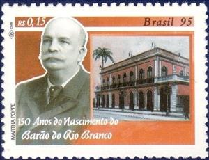 Stamp, Barão do Rio Branco, Brazil,  