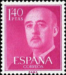 Stamp, Franco, General, Spain,  , Heads of State