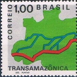 Map of Trans-Amazon Highway