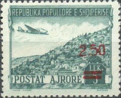 No. 492 with red Overprint