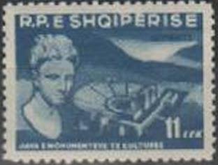 Stamp, Apollo Head, Amphitheater in Butrint, Albania,  , Culture