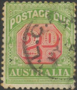 Stamp, Figure Bicolor, Australia,  