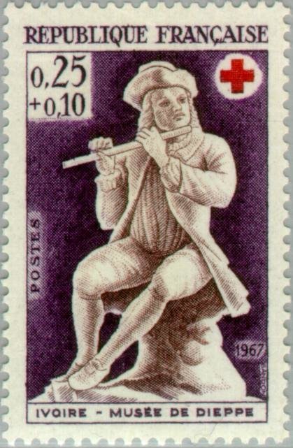 Ivory of Dieppe museum. Pied Piper