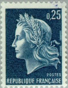 Stamp, Marianne of Cheffer, France,  