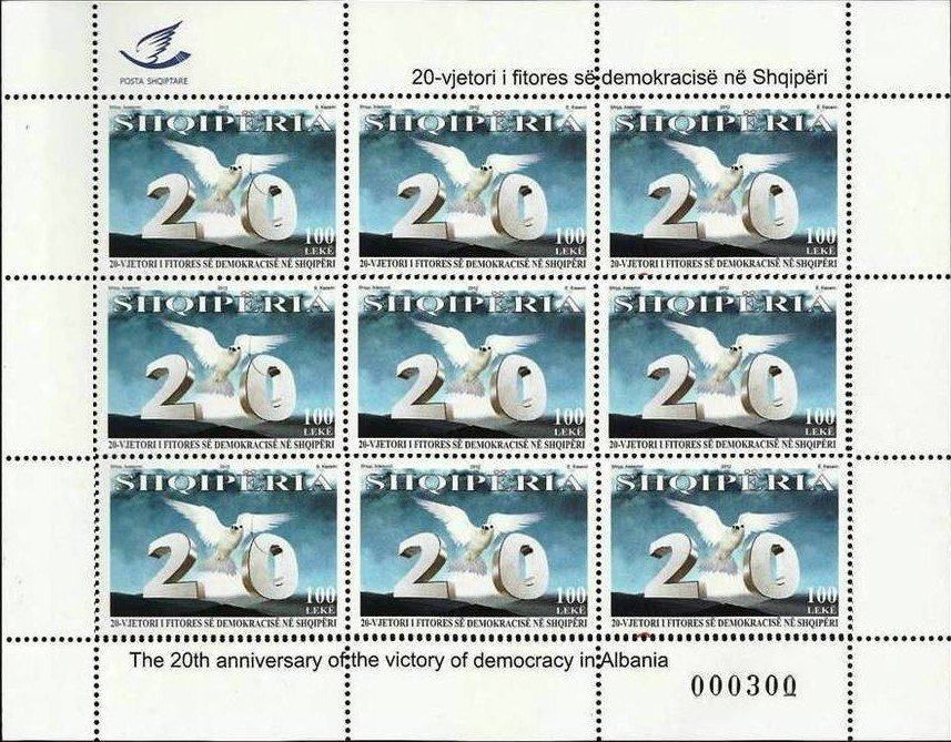 Mini Sheet with 9x No. 3391