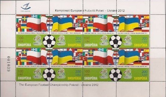 Mini Sheet with 4x No. 3394-95