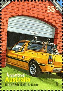 Stamp, Roll-a-door, Australia,  