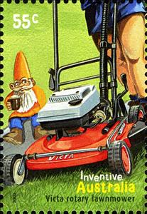 Stamp, Victa Rotary Mower, Australia,  