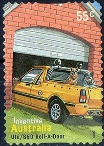Stamp, Roll-a-door, Australia,  