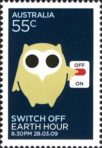 Stamp, Switch Off, Australia,  
