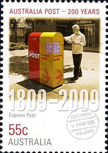 Stamp, Express Post, Australia,  , Letter-box