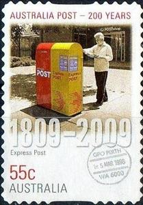 Stamp, Express Post, Australia,  , Letter-box