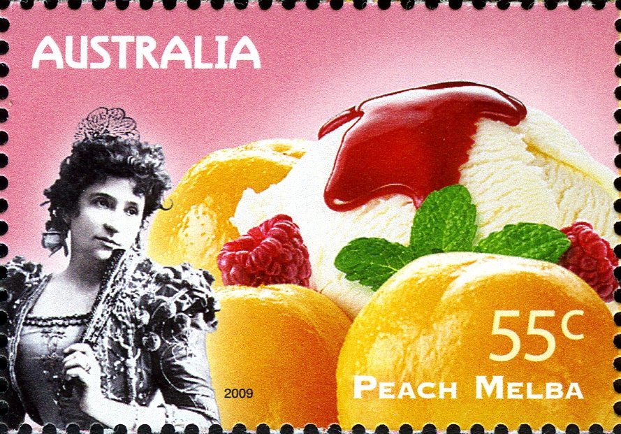 Desserts- Peach Melba