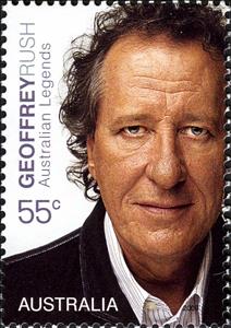 Stamp, Geoffrey Rush, Australia,  