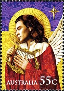 Stamp, Angel, Australia,  , Christmas